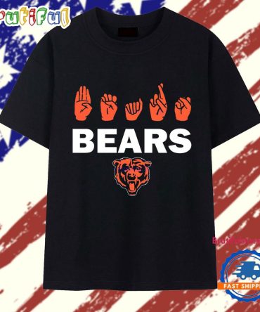 Chicago Bears Homage Youth Love Sign T Shirt