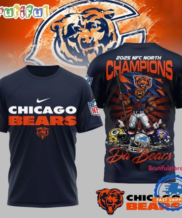 Chicago Bears Nfl Afc South Champions Super Bowl Special New 3D Shirt