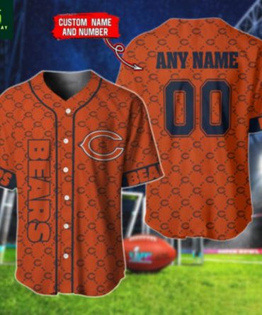 Customizable Bears Jersey - Add Your Name & Number - Perfect Fan Gift!
