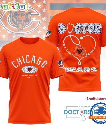 Chicago Bears Nfl National Doctors Day Unisex 3D Shirt