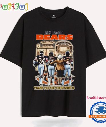 Chicago Bears Virginia Halas Mccaskey 2025 Thank You For The Memories T Shirt