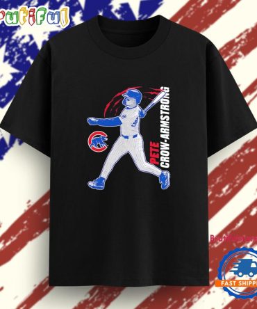 Chicago Cubs Pete Crow-Armstrong Swing Cartoon T Shirt