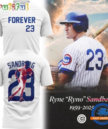 Chicago Cubs Ryne Sandberg Forever 1959- 2025 3D Shirt