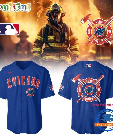 Chicago Cubs X Firefighter Appreciation Night 2025 Baseball Jersey
