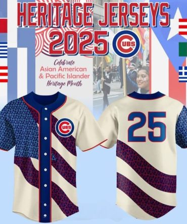 Celebrate Heritage: 2025 Cubs Jersey - Limited Edition For Asian American & Pacific Islander Month