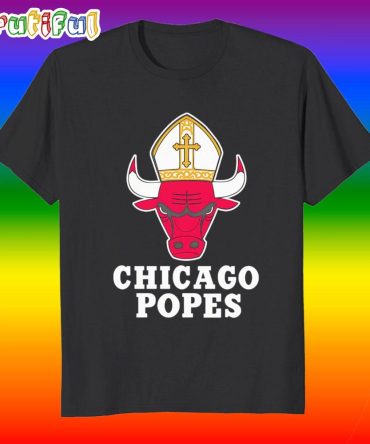 Chicago Popes Chicago Bulls X Leo Xiv T Shirt