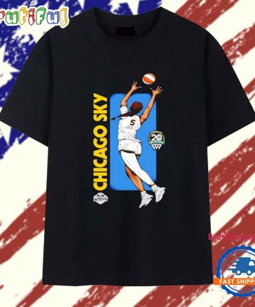 Chicago Sky Elevation 20 Seasons Angel Reese T Shirt