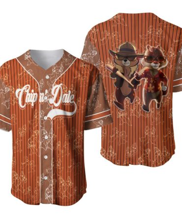 Chip 'N Dale Baseball Jersey - Fun Cartoon Design For Fans & Collectors