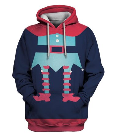 Christmas Elf Hoodie Elf Christmas Elf Santa Claus Helper Hoodie