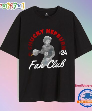 Chucky Hepburn Fan Club Louisville Cardinals T Shirt