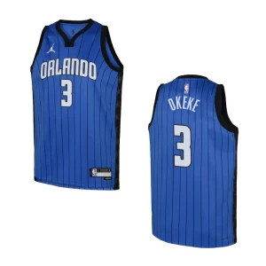 2022-23 Orlando Magic Youth Statement Edition Chuma Okeke Blue Jersey - Alzaintravels