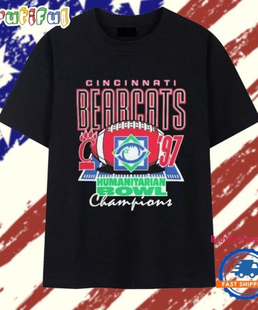Cincinnati Bearcats Homefield 1997 Humanitarian Bowl Champions T Shirt