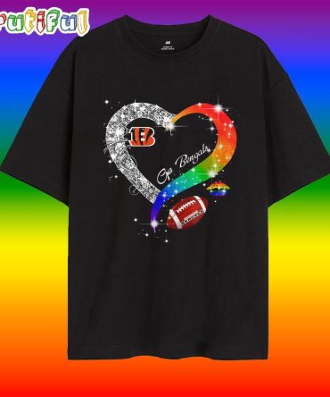 Cincinnati Bengals 2025 Lgbt Pride Day Vintage T Shirt
