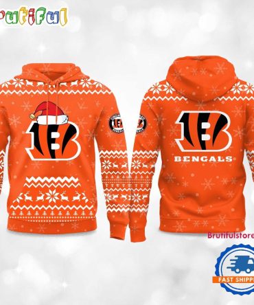 Cincinnati Bengals 2025 Reindeer Football Christmas New Hoodie Shirt