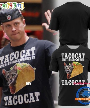 Cincinnati Bengals 2025 Tacocat Spelled Backwards Is Tacocat T Shirt