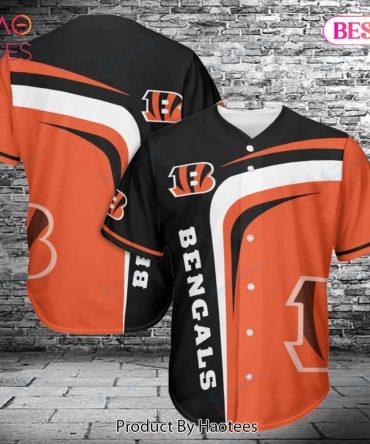 Bengals Fan Jersey - Bold Orange & Black Baseball Shirt For Ultimate Team Spirit