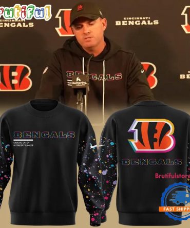 Cincinnati Bengals Crucial Catch 2025 Nfl Sweatshirt