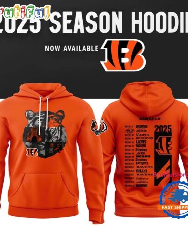 Cincinnati Bengals New Season 2025 Hoodie Shirt