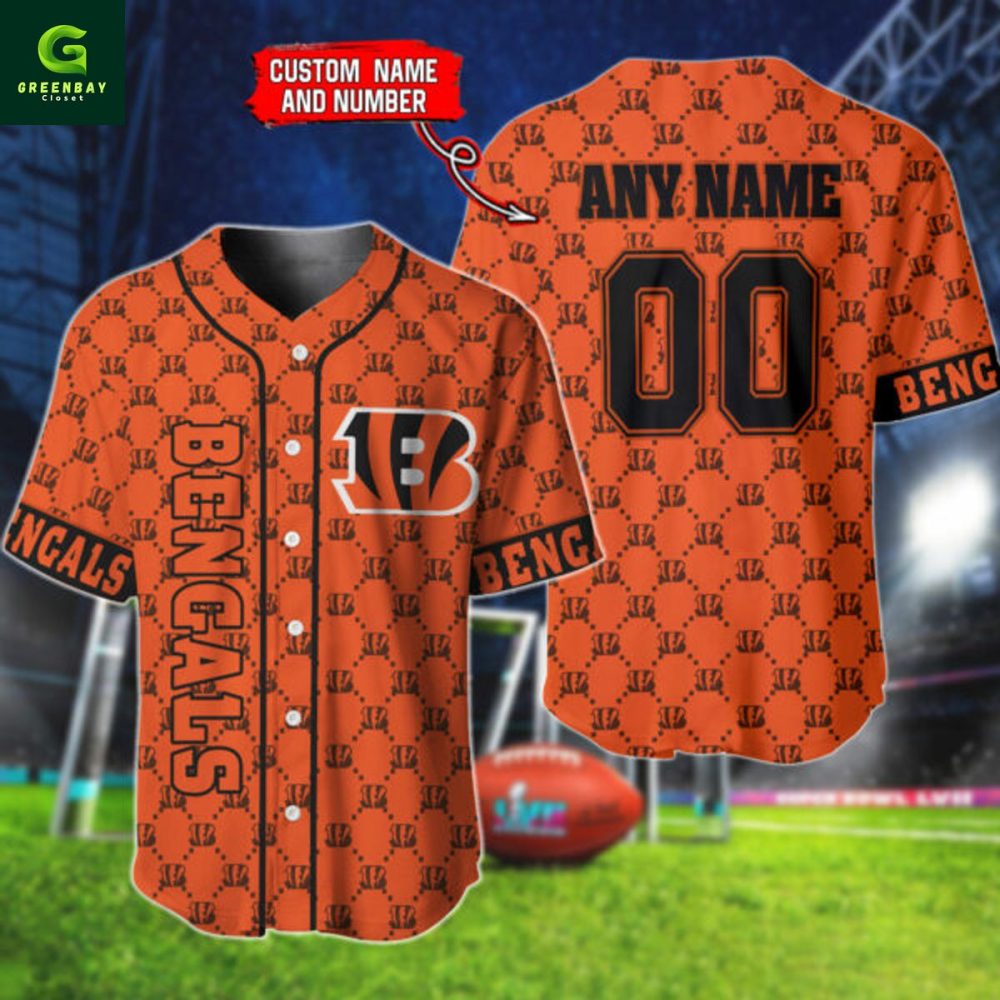 Customizable Bengals Baseball Jersey - Add Your Name & Number For Game Day Style! - Image 3