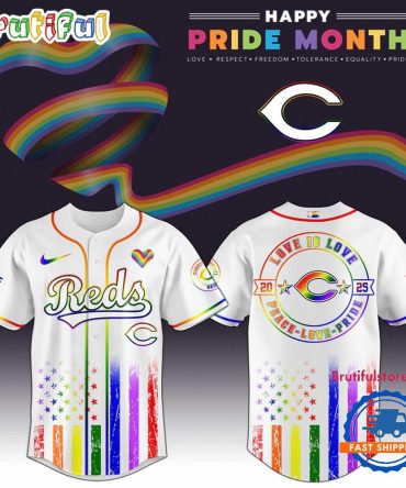 Cincinnati Reds 2025 Happy Pride Month Limited Edition Baseball Jersey