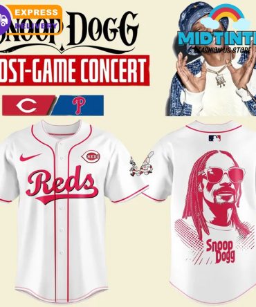Exclusive Snoop Dogg Reds Baseball Jersey - Limited Edition Concert Apparel
