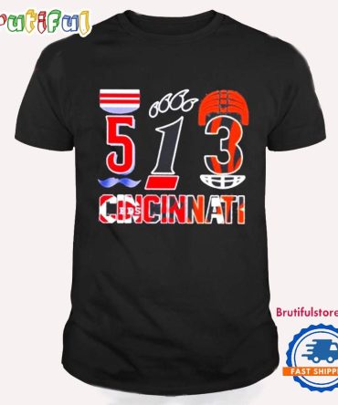 Cincinnati Sports 513 Teams Logo T Shirt