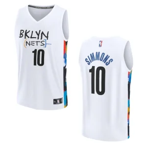 Brooklyn Nets Fast Break Ben Simmons 2022-23 City White Jersey - Alzaintravels
