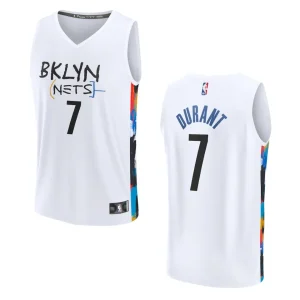 Brooklyn Nets Fast Break Kevin Durant 2022-23 City White Jersey - Alzaintravels