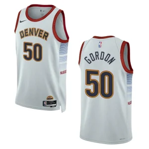 2022-23 City Edition Denver Nuggets Aaron Gordon Sliver Swingman Jersey - Alzaintravels