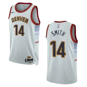 2022-23 City Edition Denver Nuggets Ish Smith Sliver Swingman Jersey - Alzaintravels