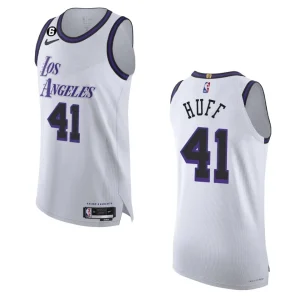 2022-23 City Edition Los Angeles Lakers Jay Huff White Authentic Jersey - Alzaintravels