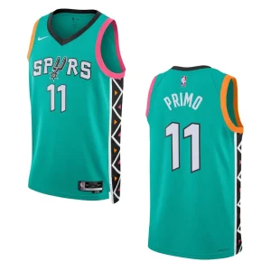 2022-23 City Edition San Antonio Spurs Joshua Primo Turquoise Swingman Jersey - Alzaintravels