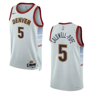 2022-23 City Edition Denver Nuggets Kentavious Caldwell-Pope Sliver Swingman Jersey - Alzaintravels