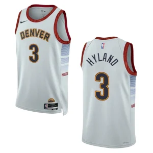 2022-23 City Edition Denver Nuggets NahShon Hyland Sliver Swingman Jersey - Alzaintravels