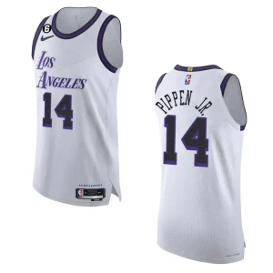 2022-23 City Edition Los Angeles Lakers Scotty Pippen Jr. White Authentic Jersey - Alzaintravels
