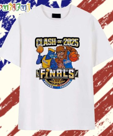 Clash Of 2025 Indiana Pacers Vs Thunder Nba Finals Basketball T Shirt