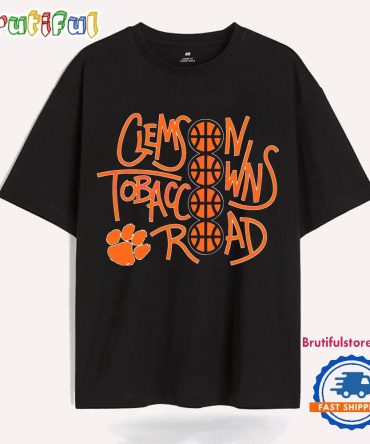 Clemson Owns Tobacco Road Clemson Tigers Mens Basketball T Shirts