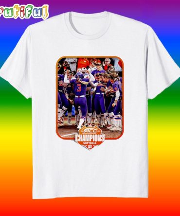 Clemson Softball 2025 Acc Champions Poster T Shirt