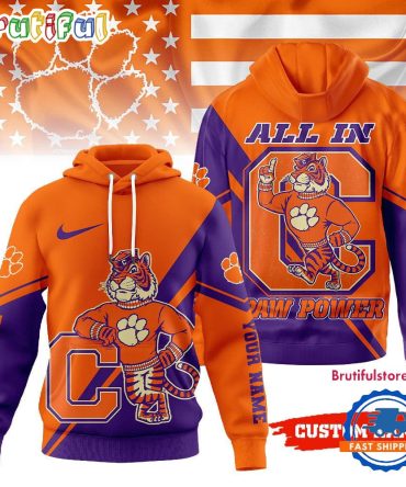 Clemson Tigers 2025 Ncaa Duo Color Personalized Hoodie