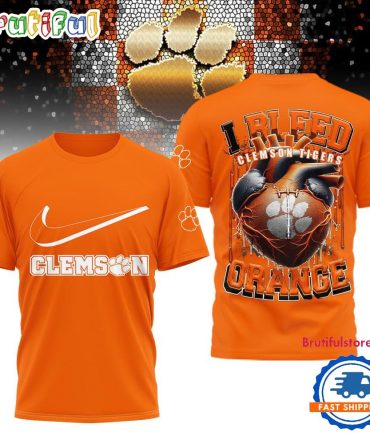 Clemson Tigers 2025 Ncaa I Bleed Unisex 3D Shirt