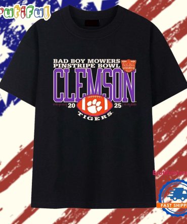 Clemson Tigers 2025 Pinstripe Bowl Logo Classic T Shirt