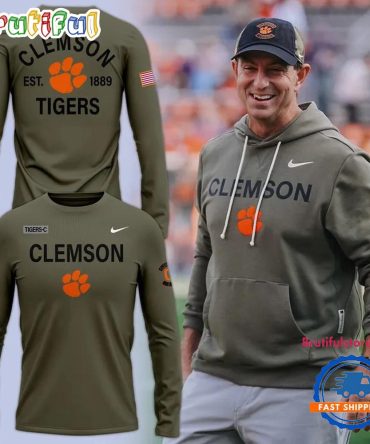 Clemson Tigers Football X Military Appreciation 2025 Long Sleeve Shirt