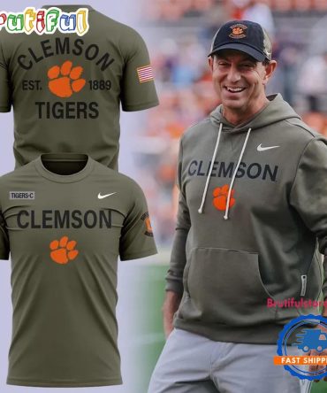 Clemson Tigers Football X Military Appreciation 2025 T Shirt