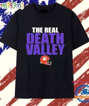 Clemson Tigers The Real Death Valley Helmet T Shirt