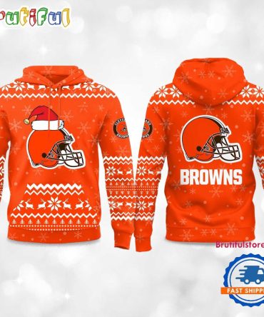 Cleveland Browns 2025 Reindeer Football Christmas New Hoodie Shirt