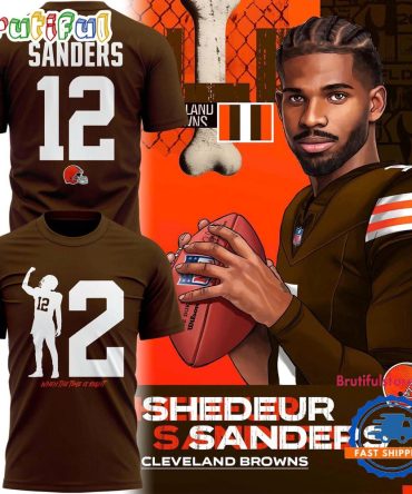 Cleveland Browns Shedeur Sanders When The Time Is Right 3D Shirt