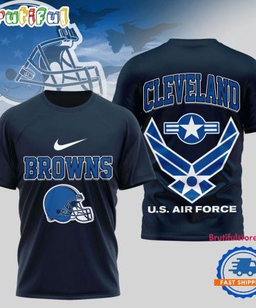 Cleveland Browns Us Air Force Military Unisex 3D Shirt