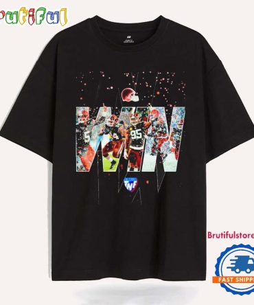 Cleveland Browns Win In Snow November 2024 T Shirt