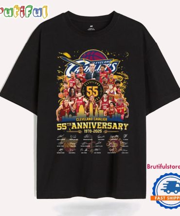 Cleveland Cavalier 55Th Anniversary 1970-2025 T Shirt