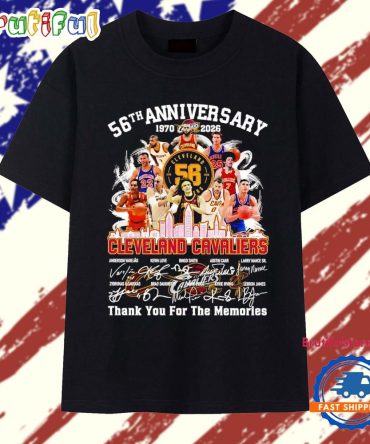Cleveland Cavaliers 56Th Anniversary Thank You For The Memories T Shirt